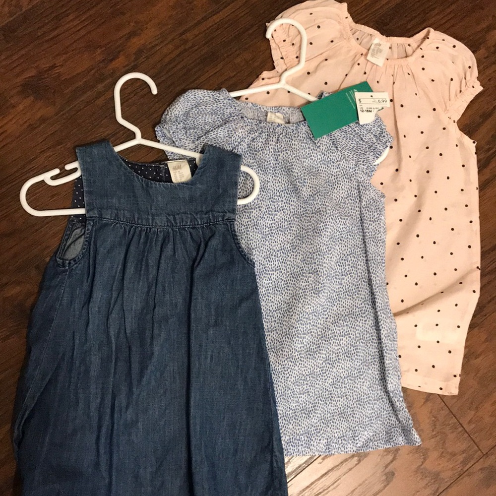 3 baby girls dresses